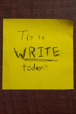 Try to WRITE today!!!-watch